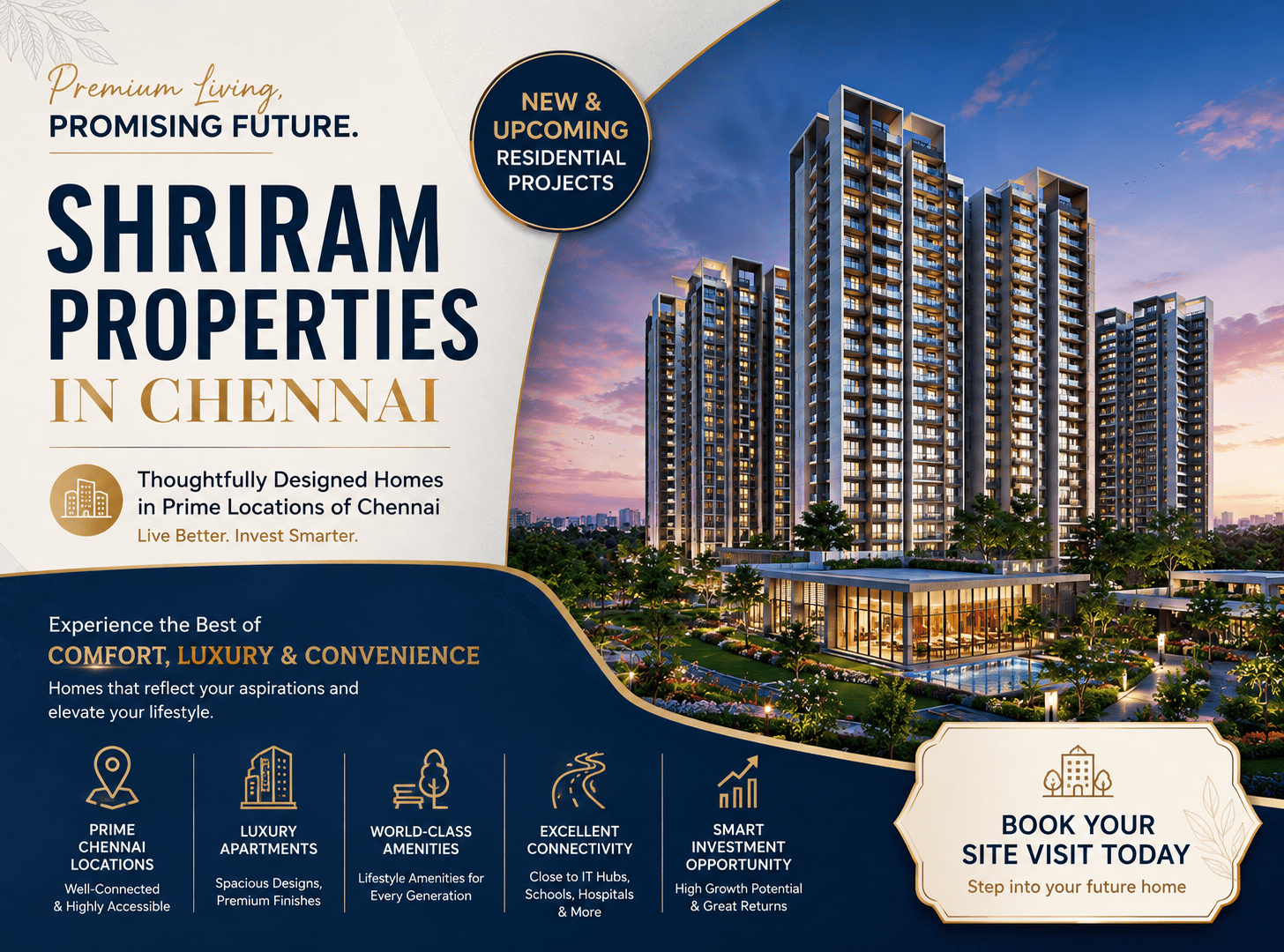 Shriram Properties Upcoming Projects in Chennai